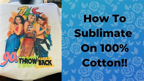 can you sublimate on cotton|sublimation on cotton without spray.